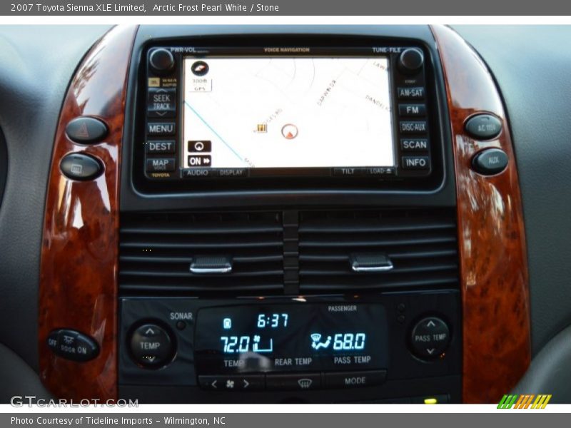 Arctic Frost Pearl White / Stone 2007 Toyota Sienna XLE Limited