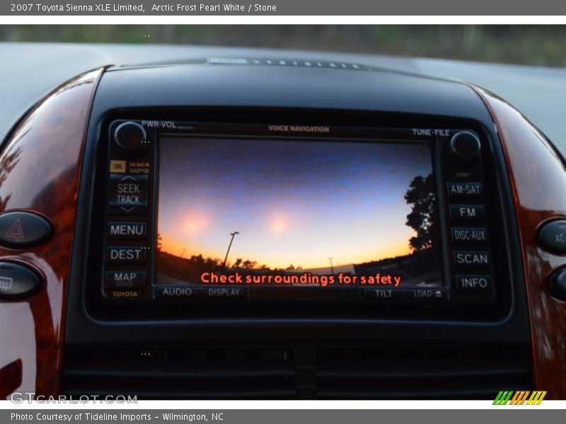 Arctic Frost Pearl White / Stone 2007 Toyota Sienna XLE Limited