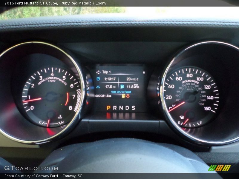 Ruby Red Metallic / Ebony 2016 Ford Mustang GT Coupe