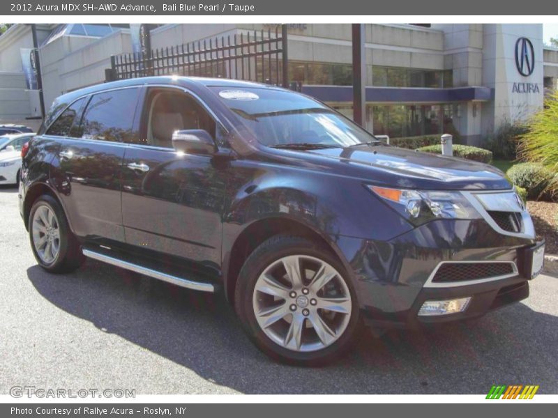 Bali Blue Pearl / Taupe 2012 Acura MDX SH-AWD Advance