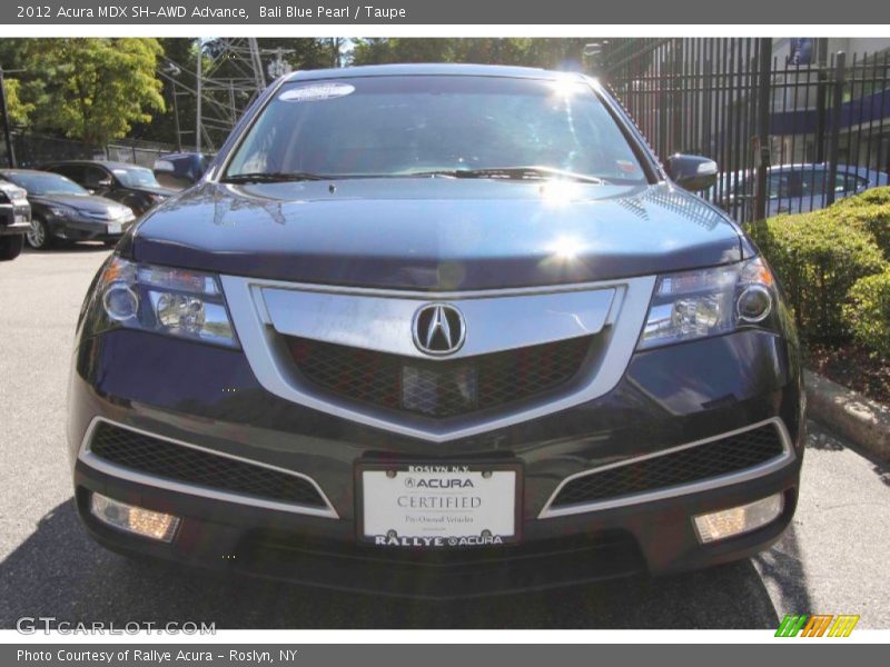 Bali Blue Pearl / Taupe 2012 Acura MDX SH-AWD Advance