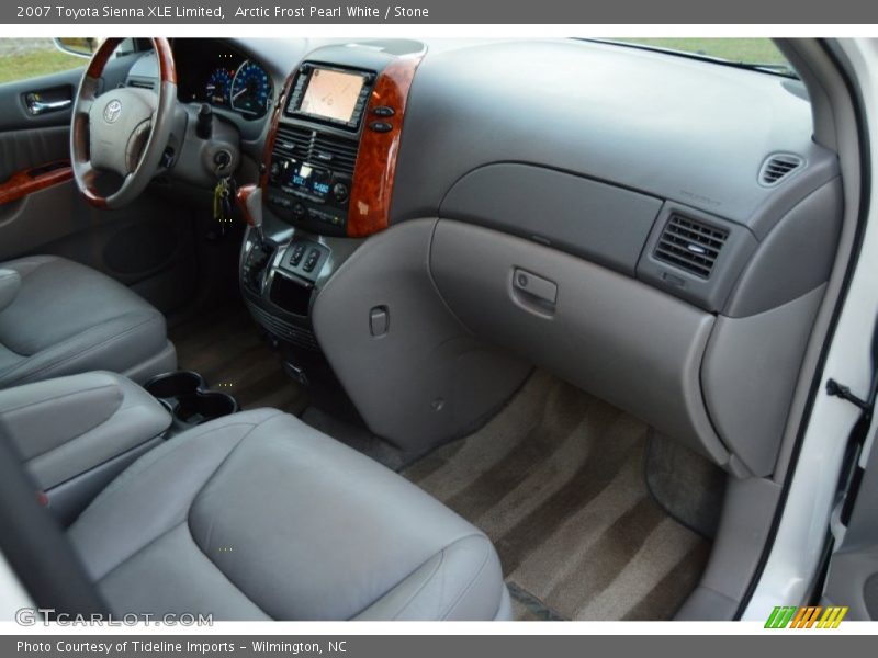 Arctic Frost Pearl White / Stone 2007 Toyota Sienna XLE Limited