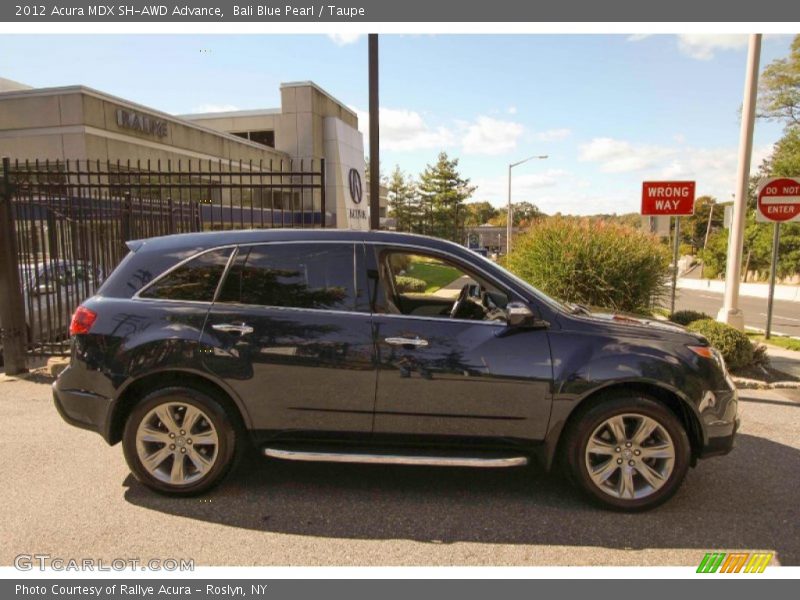 Bali Blue Pearl / Taupe 2012 Acura MDX SH-AWD Advance