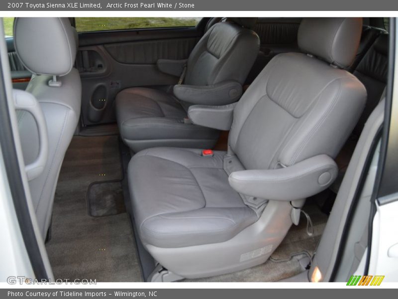 Arctic Frost Pearl White / Stone 2007 Toyota Sienna XLE Limited