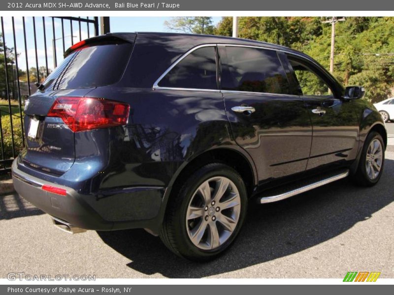 Bali Blue Pearl / Taupe 2012 Acura MDX SH-AWD Advance