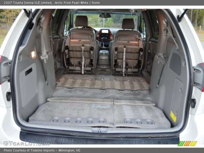 Arctic Frost Pearl White / Stone 2007 Toyota Sienna XLE Limited