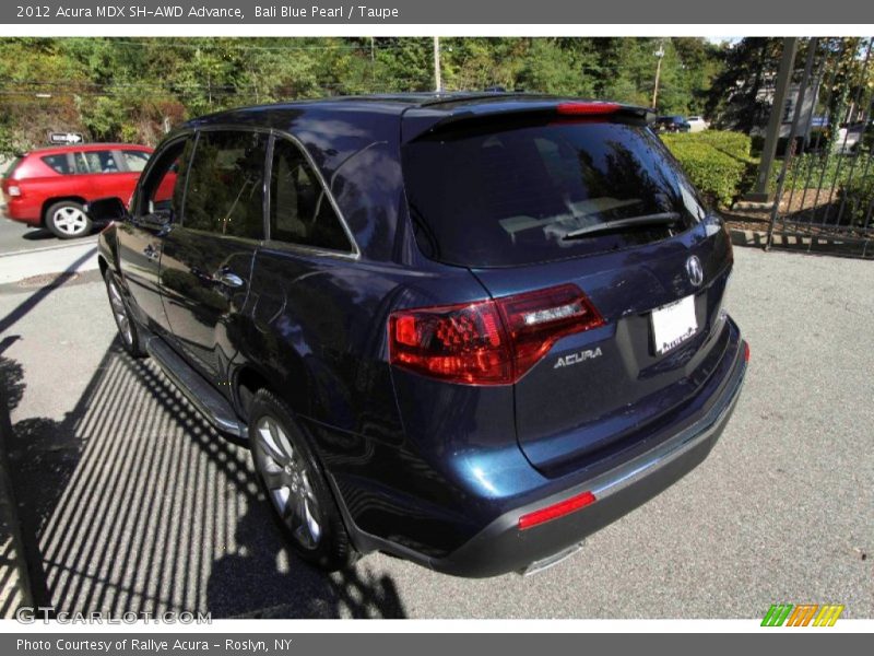 Bali Blue Pearl / Taupe 2012 Acura MDX SH-AWD Advance