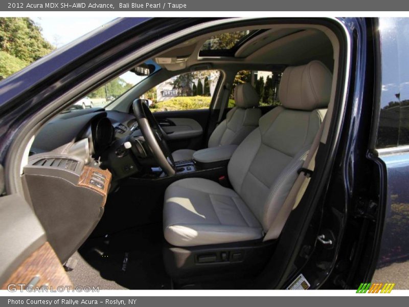Bali Blue Pearl / Taupe 2012 Acura MDX SH-AWD Advance