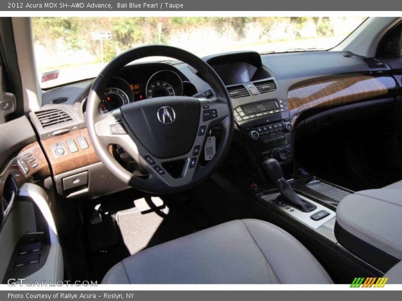Bali Blue Pearl / Taupe 2012 Acura MDX SH-AWD Advance