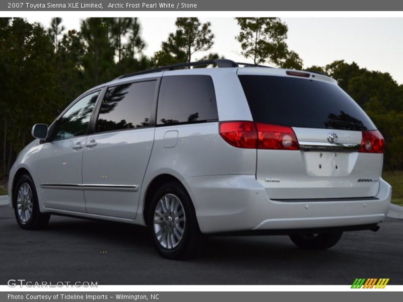 Arctic Frost Pearl White / Stone 2007 Toyota Sienna XLE Limited
