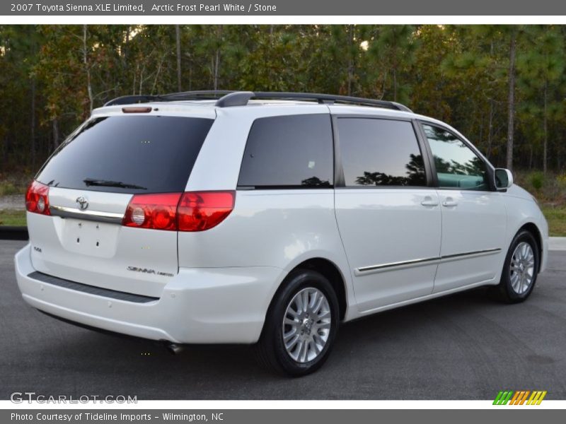 Arctic Frost Pearl White / Stone 2007 Toyota Sienna XLE Limited