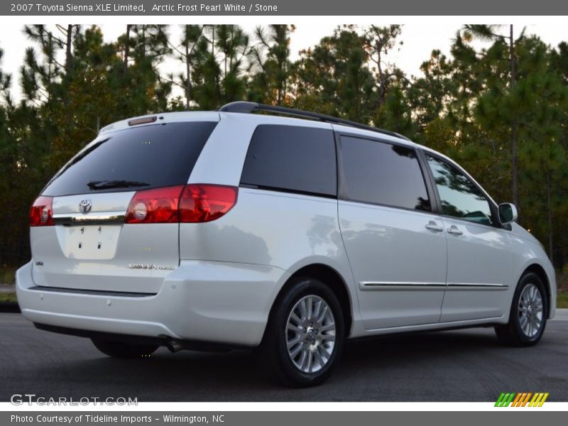 Arctic Frost Pearl White / Stone 2007 Toyota Sienna XLE Limited