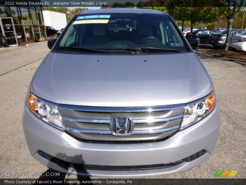 Alabaster Silver Metallic / Gray 2012 Honda Odyssey EX