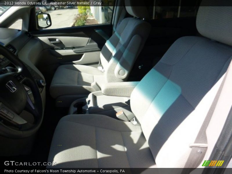 Alabaster Silver Metallic / Gray 2012 Honda Odyssey EX