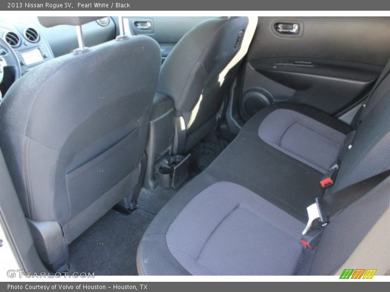 Pearl White / Black 2013 Nissan Rogue SV