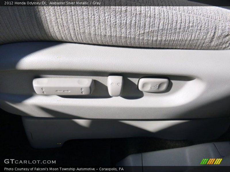 Alabaster Silver Metallic / Gray 2012 Honda Odyssey EX