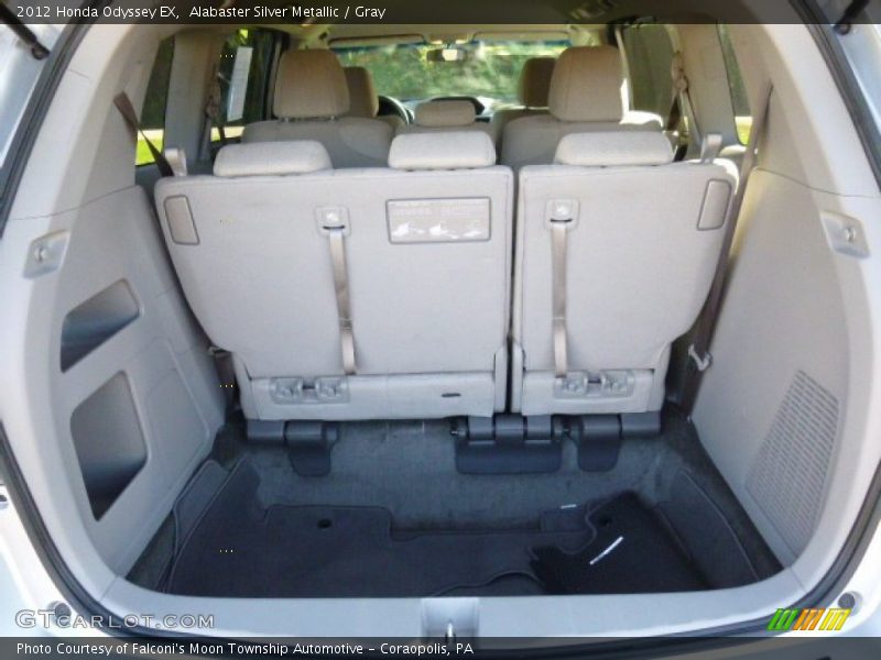 Alabaster Silver Metallic / Gray 2012 Honda Odyssey EX