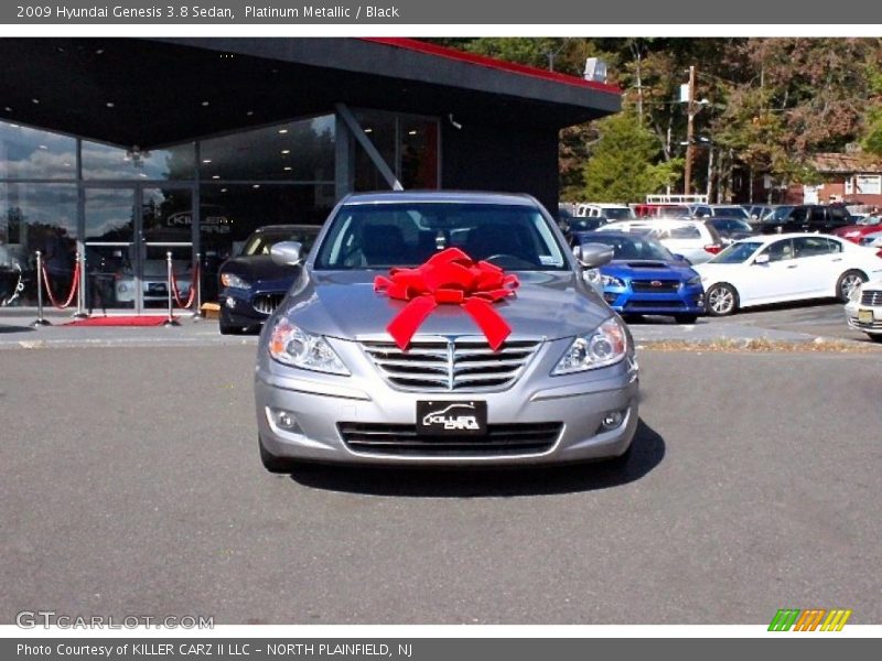 Platinum Metallic / Black 2009 Hyundai Genesis 3.8 Sedan