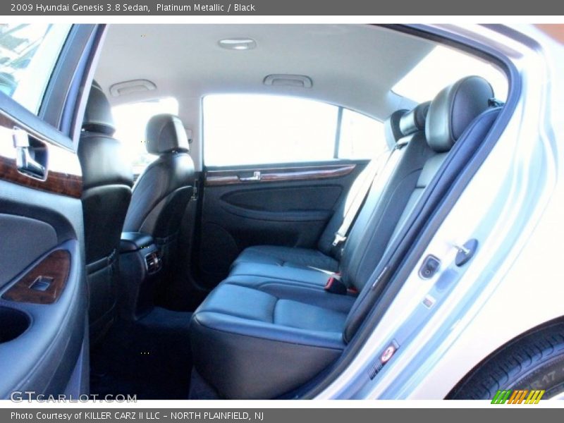 Platinum Metallic / Black 2009 Hyundai Genesis 3.8 Sedan
