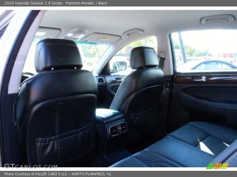 Platinum Metallic / Black 2009 Hyundai Genesis 3.8 Sedan