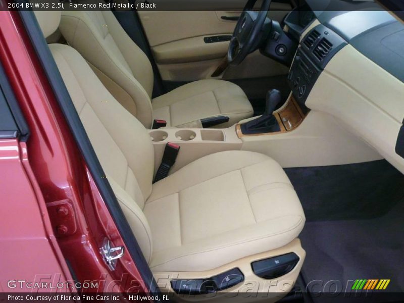 Flamenco Red Metallic / Black 2004 BMW X3 2.5i