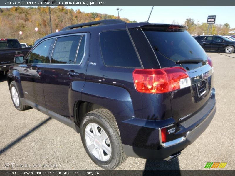 Slate Blue Metallic / Jet Black 2016 GMC Terrain SLE AWD