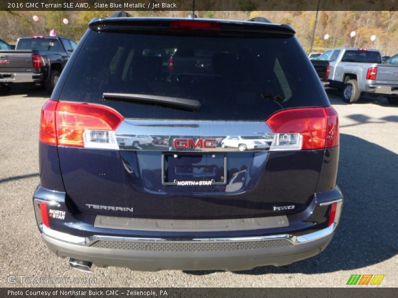 Slate Blue Metallic / Jet Black 2016 GMC Terrain SLE AWD