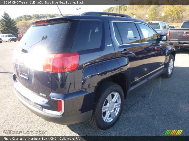 Slate Blue Metallic / Jet Black 2016 GMC Terrain SLE AWD