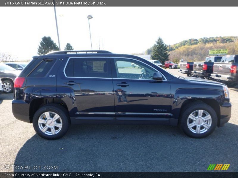 Slate Blue Metallic / Jet Black 2016 GMC Terrain SLE AWD