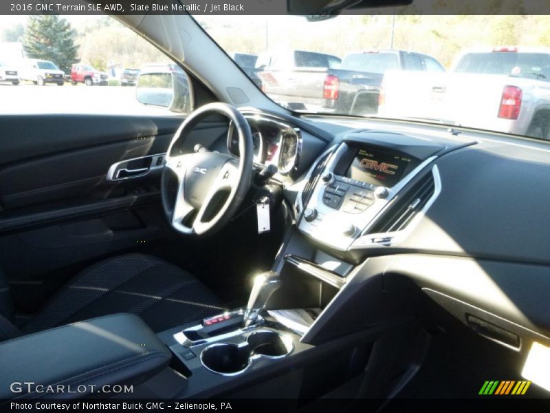 Slate Blue Metallic / Jet Black 2016 GMC Terrain SLE AWD