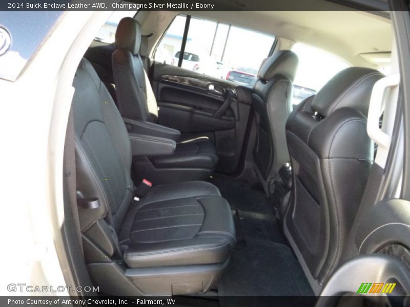 Champagne Silver Metallic / Ebony 2014 Buick Enclave Leather AWD