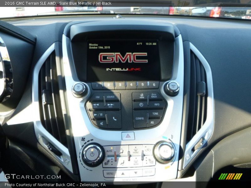 Slate Blue Metallic / Jet Black 2016 GMC Terrain SLE AWD