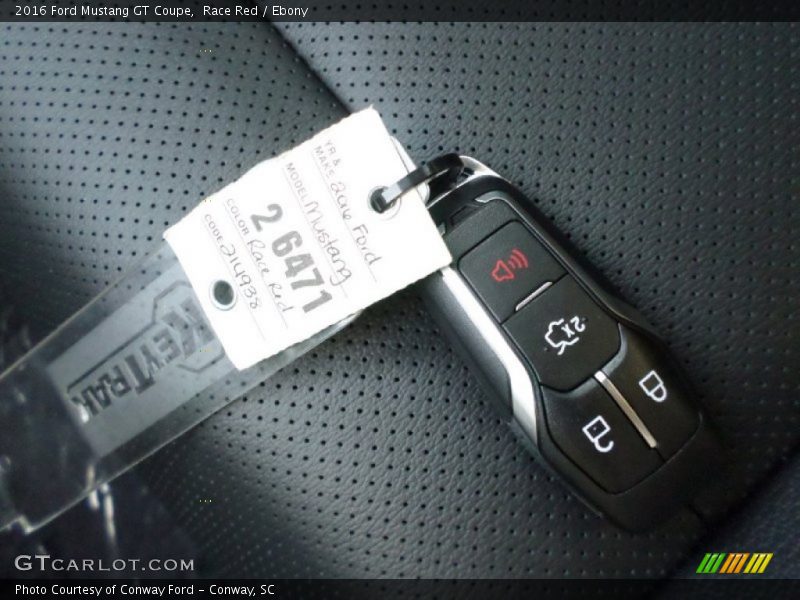 Race Red / Ebony 2016 Ford Mustang GT Coupe