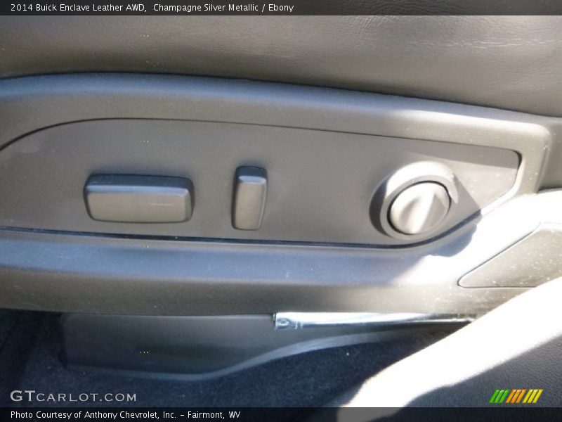 Champagne Silver Metallic / Ebony 2014 Buick Enclave Leather AWD