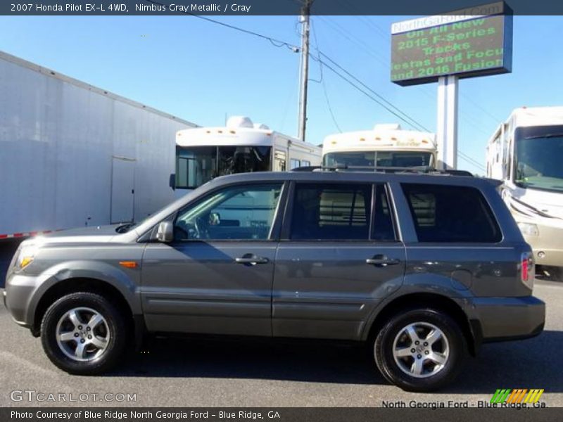 Nimbus Gray Metallic / Gray 2007 Honda Pilot EX-L 4WD