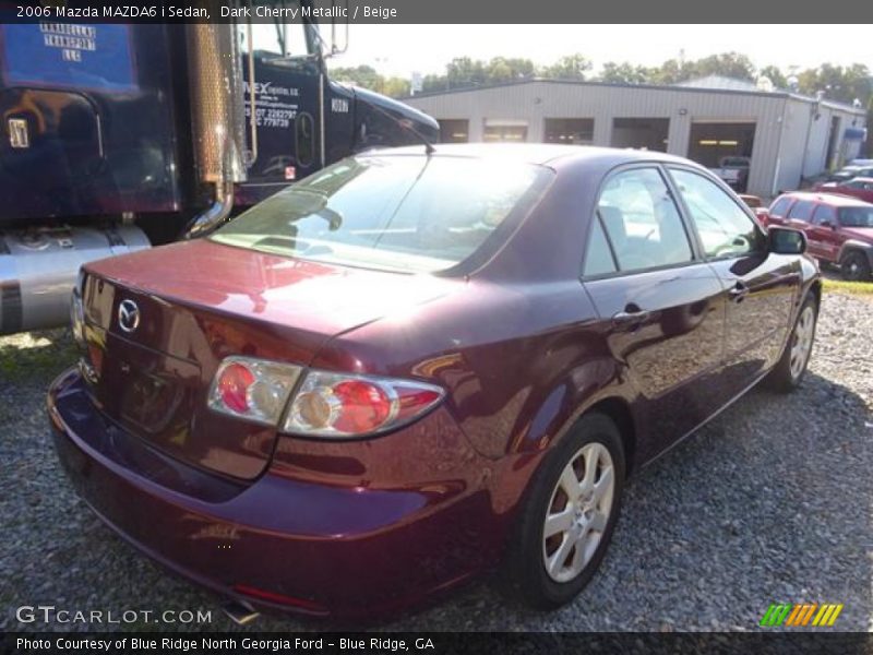 Dark Cherry Metallic / Beige 2006 Mazda MAZDA6 i Sedan