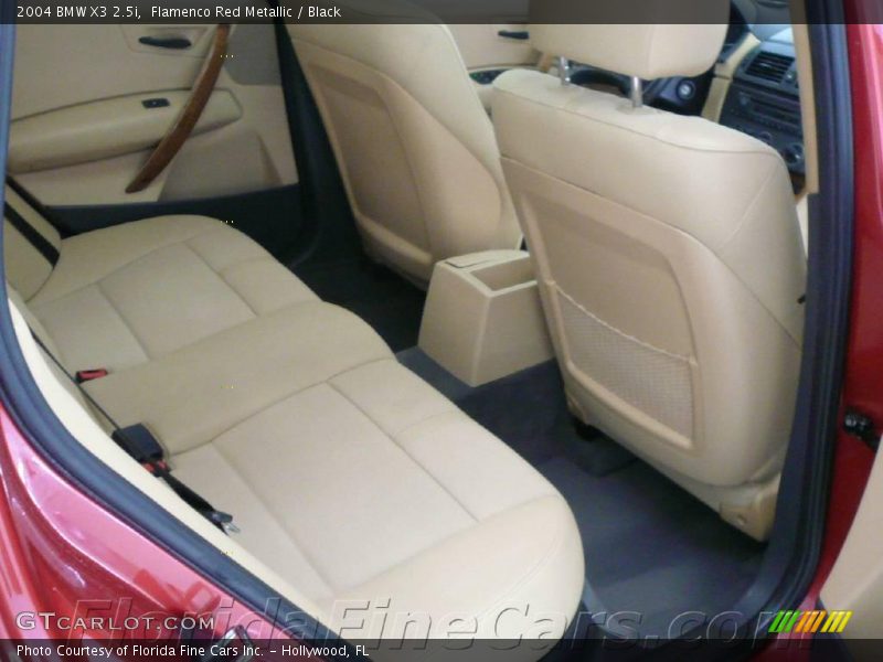 Flamenco Red Metallic / Black 2004 BMW X3 2.5i