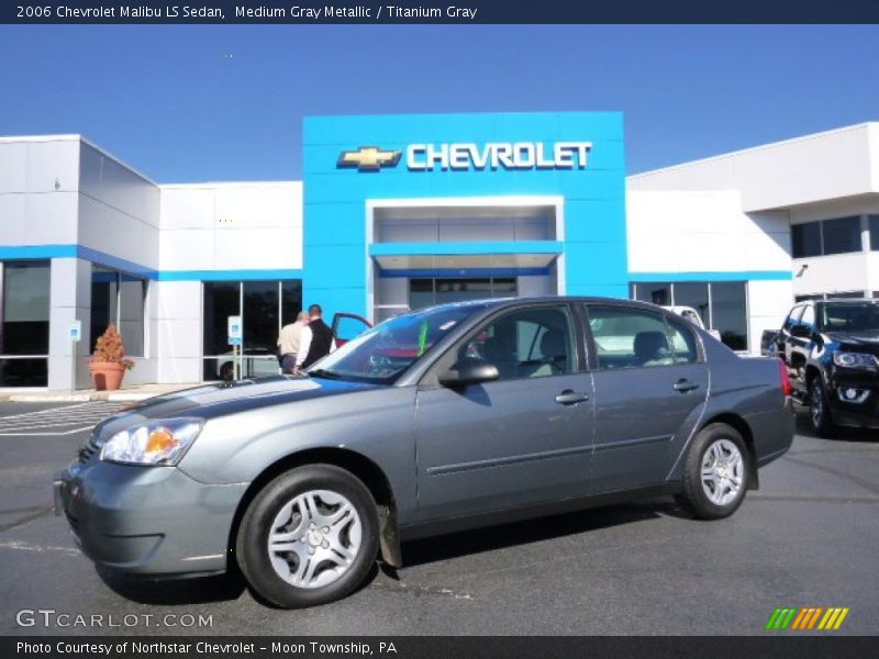 Medium Gray Metallic / Titanium Gray 2006 Chevrolet Malibu LS Sedan