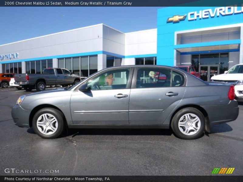 Medium Gray Metallic / Titanium Gray 2006 Chevrolet Malibu LS Sedan