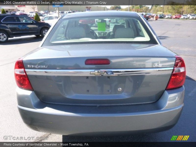 Medium Gray Metallic / Titanium Gray 2006 Chevrolet Malibu LS Sedan