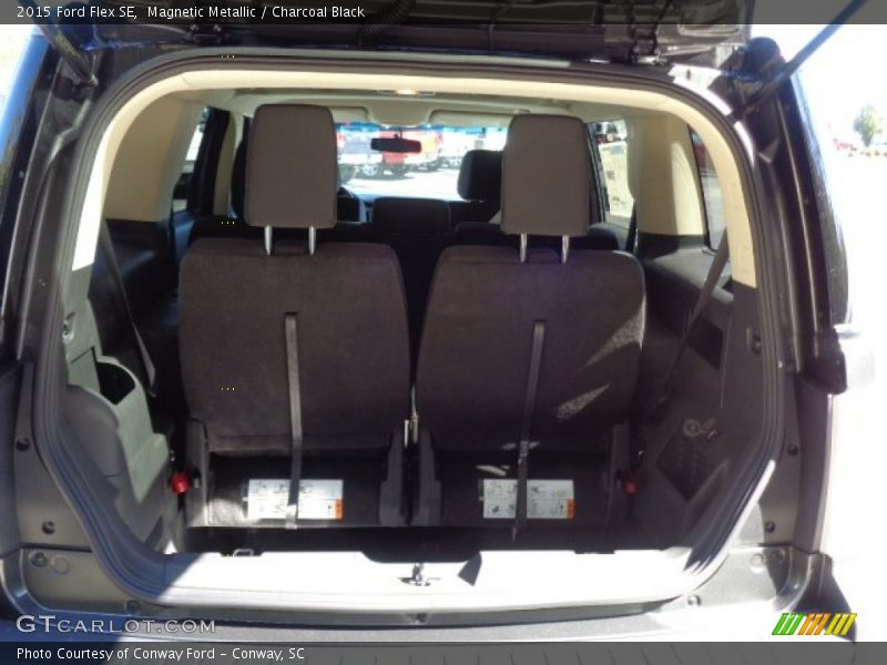 Magnetic Metallic / Charcoal Black 2015 Ford Flex SE