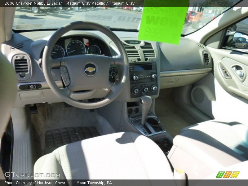 Medium Gray Metallic / Titanium Gray 2006 Chevrolet Malibu LS Sedan