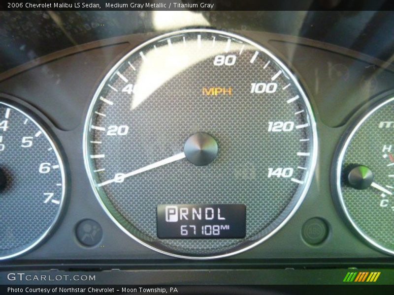 Medium Gray Metallic / Titanium Gray 2006 Chevrolet Malibu LS Sedan