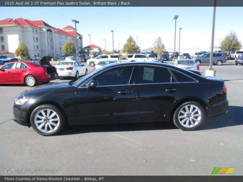 Brilliant Black / Black 2015 Audi A6 2.0T Premium Plus quattro Sedan