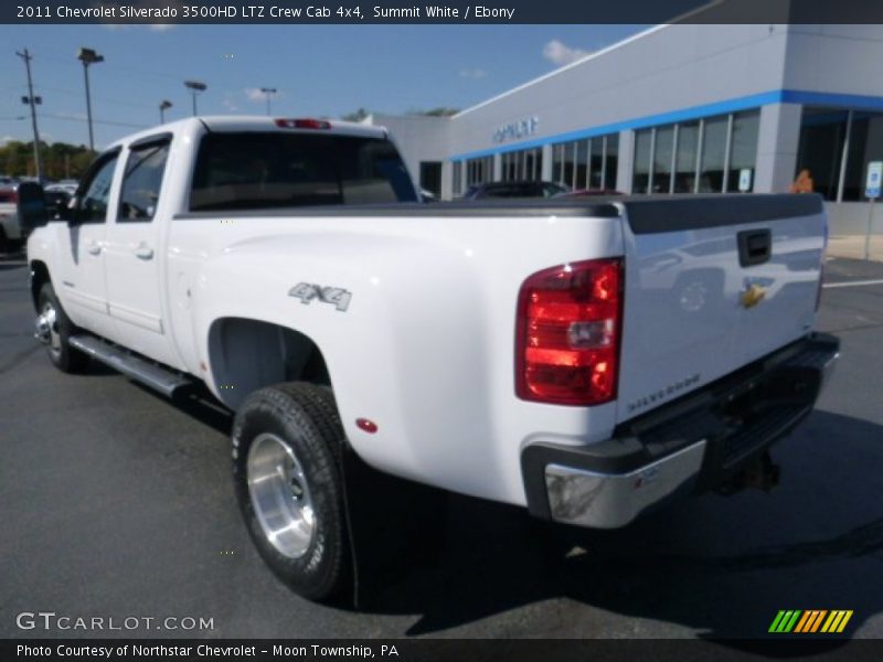 Summit White / Ebony 2011 Chevrolet Silverado 3500HD LTZ Crew Cab 4x4