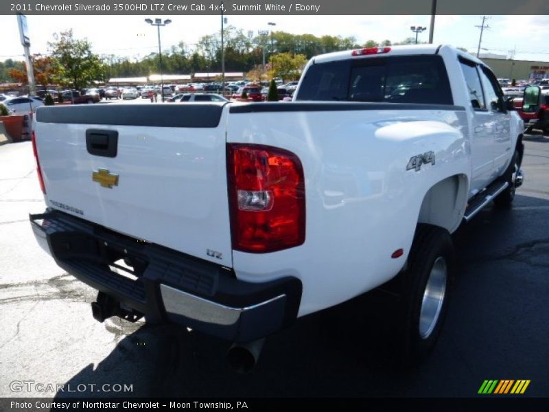 Summit White / Ebony 2011 Chevrolet Silverado 3500HD LTZ Crew Cab 4x4