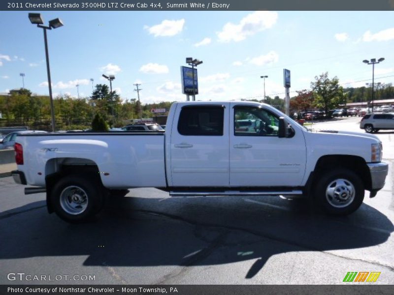 Summit White / Ebony 2011 Chevrolet Silverado 3500HD LTZ Crew Cab 4x4