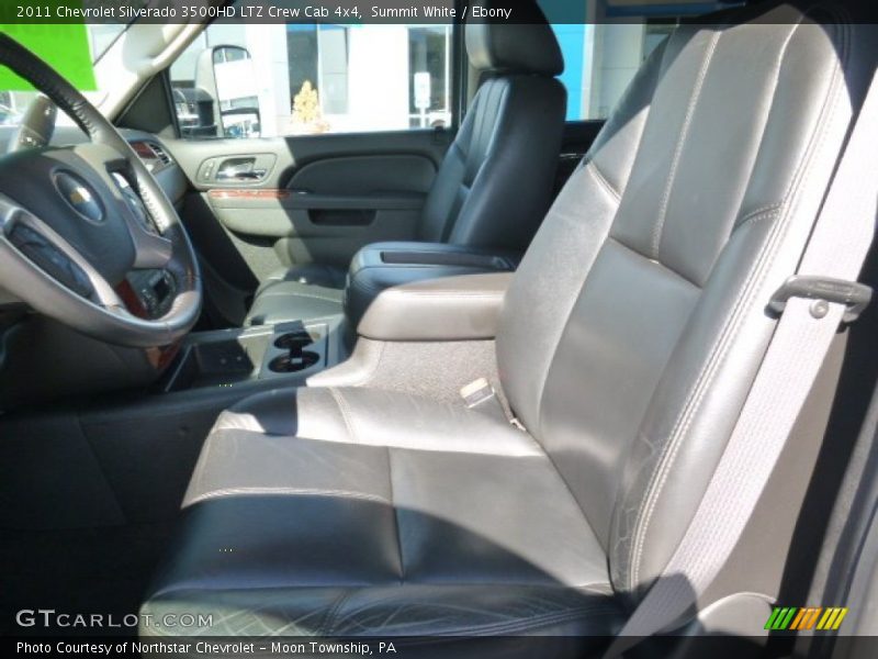 Summit White / Ebony 2011 Chevrolet Silverado 3500HD LTZ Crew Cab 4x4