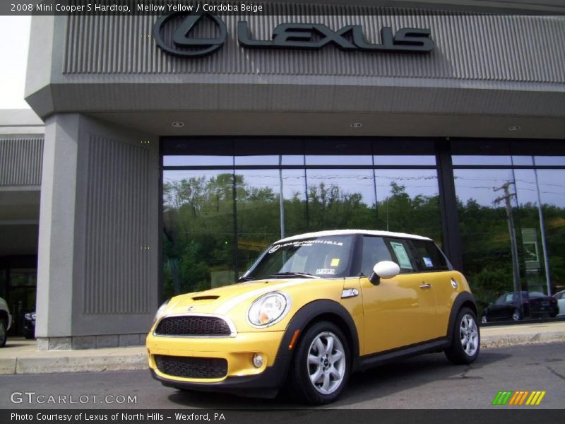 Mellow Yellow / Cordoba Beige 2008 Mini Cooper S Hardtop
