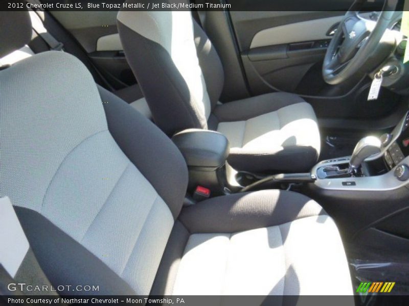 Blue Topaz Metallic / Jet Black/Medium Titanium 2012 Chevrolet Cruze LS